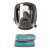 普达PD-4007防毒面具 面罩+2个[P-H2S-1]蓝色初级过滤件 带呼吸阀