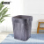 安赛瑞 垃圾桶 复古仿木纹方形垃圾桶 客厅厨房饭店酒店垃圾桶 灰色木纹 7F00129