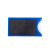 钢米 磁性仓库标识牌货架标签物料卡 3*7cm 蓝色 软磁 10个 1310209