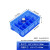 华科扬创 多格分格箱收纳盒零件盒分类盘塑料周转箱修理专用箱螺丝盒 11号高10格-蓝色407*265*130mm