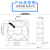 20CM散热风扇 20060 110V 220V 380V 65W 机箱配电箱机柜轴流风机 20CM风扇220V