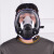 久臻 YHF10 球型防护面具硅胶全面罩口罩 喷漆化工打农药消防口罩 呼吸防护全面具 蓝边球型三接口 