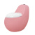 大卫伯爵 粉色鸡蛋形马桶创意个性卫生间坐便器静音除臭抽水马桶 粉红色 300坑距
