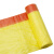 海斯迪克 抽绳垃圾袋(20只)45*50cm收口手提式穿绳清洁袋 加厚黄色单卷 HKZX-55