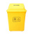 尚琛 脚踏垃圾桶 医疗垃圾桶医院用脚踏废物桶黄色回收筒转运桶带轮收纳箱 70L