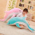 怡乐熊海豚公仔毛绒玩具鲸鱼抱枕女生睡觉玩偶大号布娃娃男女生日礼物 蓝色海豚 70厘米