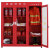 鸣固 微型消防站消防柜箱消防器材全套装应急工具展示柜工地箱柜 六人组套餐1.8m*1.2m*0.4m