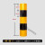 红白黄黑警示桩反光膜电线杆反光贴交通膜电力膜安全柱子 3黄2黑高度60cm长度5米