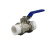 语塑 PPR水管配件 双活接球阀 DN32  一个装 此单品不零售 定制