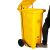 庄太太 【240L垃圾桶】加厚医疗垃圾桶医黄色回收筒医疗利器盒医疗废物收纳桶箱