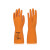 兰浪(LANON) SR200 天然橡胶防护手套 工业劳保手套 防化耐腐蚀防污清洁手套 3副 9(L)码