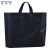 稳斯坦 WST1014 塑料包装袋（10个）商务礼袋 服装购物袋PE手提袋 磨砂黑 35*25+8