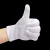 谋福（CNMF） 白色礼仪手套 工作接待阅兵保安表演质检 精致白手套 （5付装 防滑款）9369