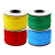 内齿梅花型机打号码管红黄蓝绿平方彩色PVC空白线号管0.75-10套管 绿色 0.75平方 绿色