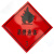 定制危险品警示牌铝板反光危险化学品标识油罐运输车标志牌凹凸标 铝牌 4类 自燃物品