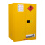 稳斯坦（Winstable）WST242 安全柜 存储柜 化学品危险品储存柜 防爆箱柜 防火柜 30加仑（黄色-易燃品）