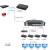 hdmi/dp光端机4K音视频usb监控转显示器光纤传输延长收发器 HDMI1光+USB 一对多版本 支持1080可一