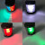 舷灯船用快艇钓鱼船游艇航行灯左右红绿舷灯艉灯尾灯桅杆灯LED12V 船尾灯 透明灯罩白色外壳 塑料+LED灯