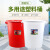 靓丽加（Lianglijia）工业大桶 红色 150号大容量塑胶油桶加厚桶塑料水桶含盖含提手
