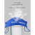 山头林村克莱因蓝口罩男潮款2021时尚版高颜值个性印花一次性夏季薄款 独立包装克莱因蓝-花朵50只装