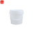 谋福1093 塑料桶密封桶小水桶包装桶 龙虾打包桶（塑料桶（ 5L白色 带提手））