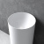 特拉维尔（TW）人造石洗手盆北欧一体式卫生间圆柱立柱洗脸盆定制颜色 暗灰色【400X400X850mm】