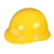 【免费印字 】安全帽工地施工建筑工程领导ABS劳保电工透气头盔国标加厚 夏季玻璃钢透气帽子 180透气款-黄色