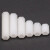 威旺白色双通六角尼龙柱塑料间隔柱塑胶绝缘PC板垫高支撑柱机箱隔离柱 M2*6(50个)