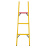 铦铓 电力绝缘梯 直单梯 玻璃钢全绝缘电工用梯安全便捷登高爬梯子 直梯2.5米