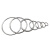 梵选 304不锈钢实心焊接O型圆环圆圈不锈环钢圈拉环100个一包 单位：包  线径4*50外径(内径42) 