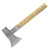 尼创(A62)劈柴神器锻打加长大号全钢伐木斧头户外家庭砍柴砍树劈柴斧