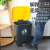 大垃圾桶商用大容量厨房餐饮脚踏式带盖办公室内脚踩大号户外 100只60*70垃圾袋