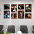 JAY周杰伦专辑写真海报挂画客厅卧室宿舍背景墙画礼物相框装饰画 七里香（边框颜色请留言） 33x43cm/16寸框