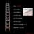 NOSAPC 铝合金伸缩梯子升降梯加固加厚双踏直梯单面梯工程梯 双踏3.0-8米伸缩直梯伸开7.3米左右