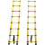 绝缘梯子 伸缩电力工程施工专用鱼竿梯 玻璃钢绝缘便携式竹节3米 2米 4米 伸缩鱼杆梯3米