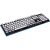 黑峡谷（Hyeku） GK735 机械键盘 PBT键帽 104键 RGB灯 游戏键盘有线键盘电竞键盘 白灰款 白轴