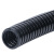 谐晟 PP塑料阻燃波纹管 可开口穿线软管汽车线束保护管 开口AD7.5 100m 黑色 1卷 X92120