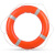 宽迈 成人船用专业实心泡沫游泳圈应急防汛救生圈 （2.5KG塑料救生圈）晶格加厚国标款