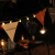 黑鹿户外露营LED照明灯帐篷氛围电池灯生日派对装饰USB充电小串灯 三角旗(4米共16面旗)