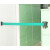 挂壁式不锈钢收银台壁挂式固定伸缩头一米线2米3米5米警戒隔离带 2米浅蓝色带