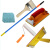 星工（XINGGONG）刷墙滚涂套装滚筒刷子伸缩杆砂纸架羊毛刷油漆乳胶漆套装DIY工具 五件套WF016