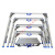 马凳 铝合金伸缩升降折叠马凳平台梯子加厚移动程脚手架 FW-118AW4-120(高120面板120x4