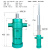 自卸车液压顶油缸液压缸多节升降重型货车农用翻斗伸缩式配件大全 4-E110x1600