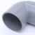 万基同润 PVC 90度弯头DN15(内径20mm） 灰色（20个装）