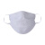 朝美2002多功能型一次性纱布口罩防粉尘防雾霾防油烟异味白色50只装