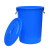 晟日晨辉 大号加厚塑料桶大容量储水桶 蓝色型号100L装水170斤（无盖）