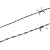 筑采（ZHUCAI）工业铁丝网 围栏钢丝刺绳 刺铁丝 护栏网 刺线刺铁丝 粗2.8mm 180米/卷 1卷价