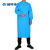 瑞可特 RSF77 长袖反穿衣 水产防油防污围裙 食堂防水罩衣工装 天蓝色 