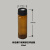科研斯达 顶空螺口瓶透明棕色玻璃螺口顶空进样样品瓶 顶空瓶棕色 盖子+PTFE垫片  60ml 100套/盒