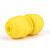 海斯迪克 黄色塑料快接软水管快速接头延长水管活接 1寸 HKCL-744